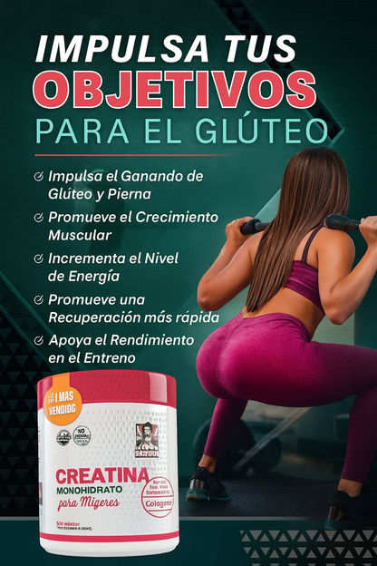 💪 Creatina para Mujeres | Glúteos, Energía y Tonificación ✨